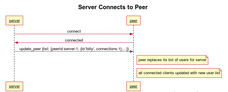 Server Connects to Peer